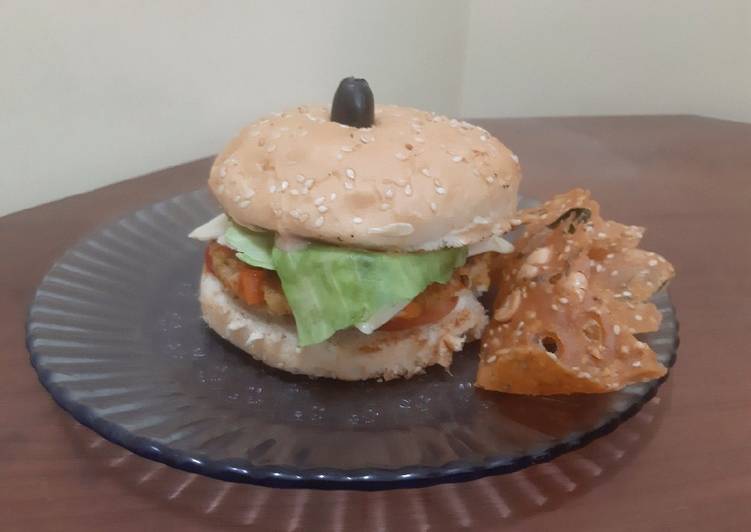 How to Make Homemade Mix veg Burger