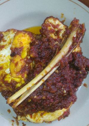Foto resep Telor ceplok bumbu bali