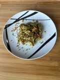 #598 Pennette rigate con crema di carciofi e crumble di noci e parmigiano 🌿🥜🧀