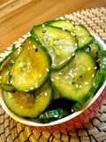 Sunomono. Ensalada de pepino y sésamo