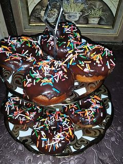 صورة لوصفة دونات بالشوكولا 🍩🍩🍩🍫😍😘