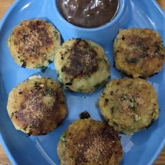 A picture of Sweet potato cutlets.