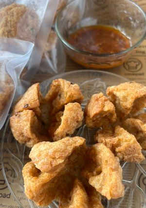 Foto resep Bakso ayam goreng merekah
