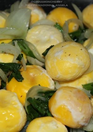 A picture of Yolks and Celery Stir-Fry.