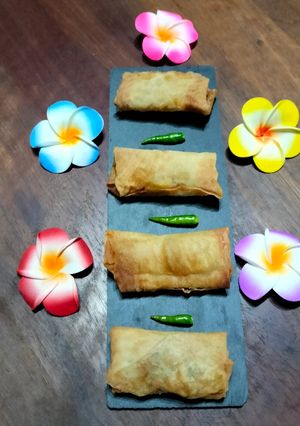 Foto resep Lumpia macaroni ayam