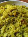 "Arroz"de coliflor con maíz🌽🧅 tierno🍚🍛🍱