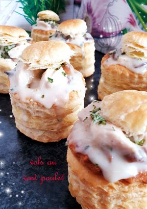 Une photo de Vols au vent poulet et champignons😋 #mars