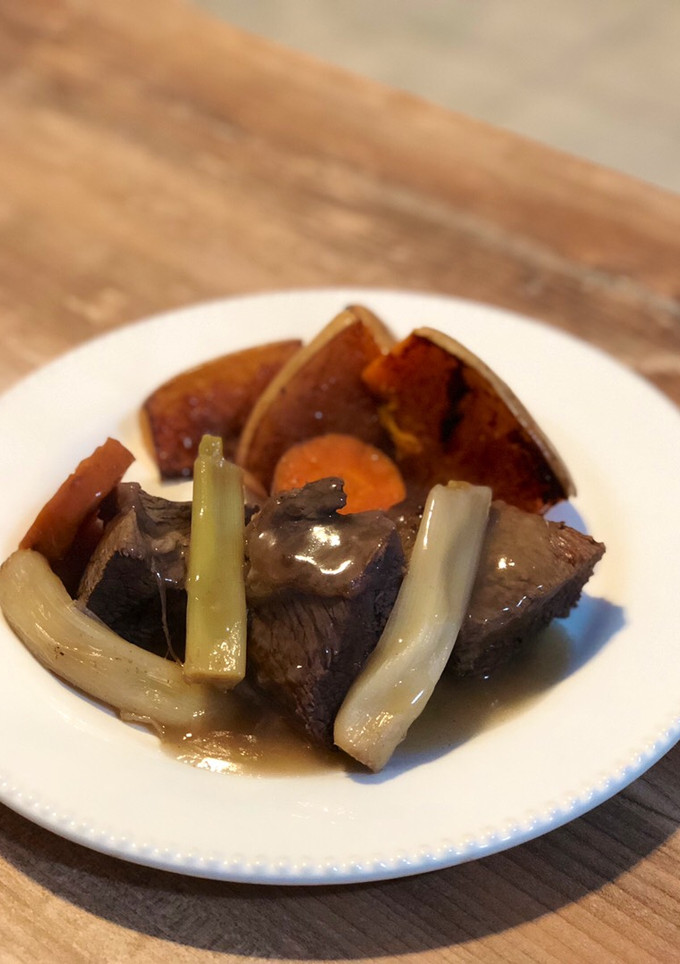Una foto de Carne Braseada