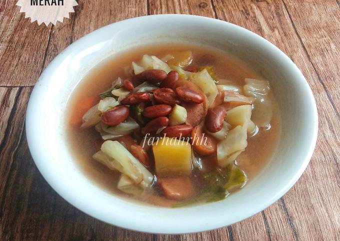 Sup Sosis Kacang Merah (Sehat dan Bergizi) #MenuAnakSehat