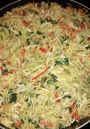 Una foto de Chao mein