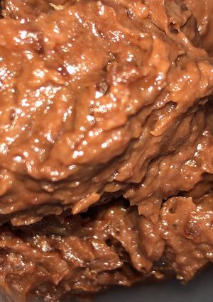 Una foto de Crema fit de chocolate y maní para los waffles.... o para cucharear sin culpas!