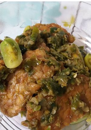 Foto resep Tempe Balado Sambal Ijo