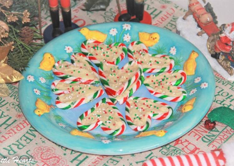 Steps to Prepare Quick Little Elves Candy Cane Hearts