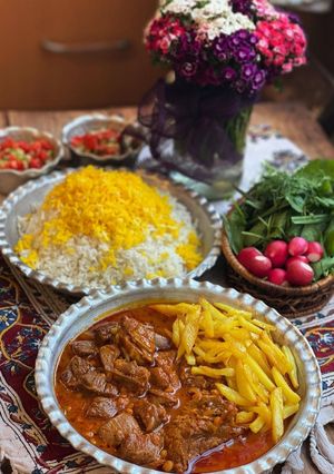 عکسی از دستور قیمه مجلسی