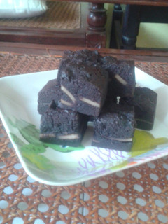 Foto resep brownies kukus ketan hitam