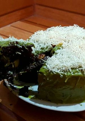 Foto resep Brownies chocholatos avocado glaze green tea