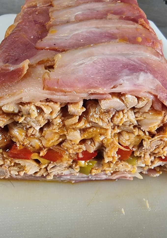 Una foto de Pastel de pollo a la barbacoa