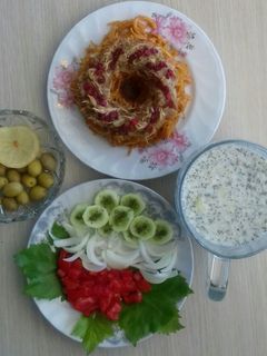 عکسی از دستور دمی ماکارونی با مرغ