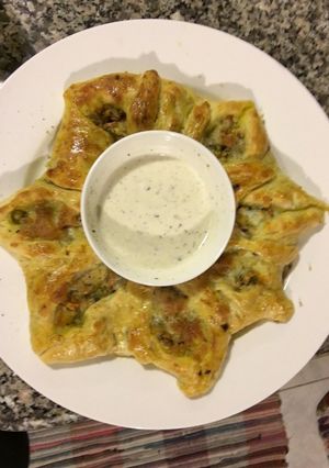 صورة لوصفة فطيرة الدجاج