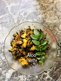 आलू मेथी (Aloo methi recipe in hindi) रेसिपी मुख्य फोटो