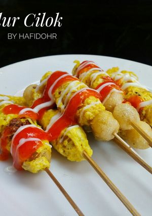 Foto resep Sate Telur Cilok (Cilor)