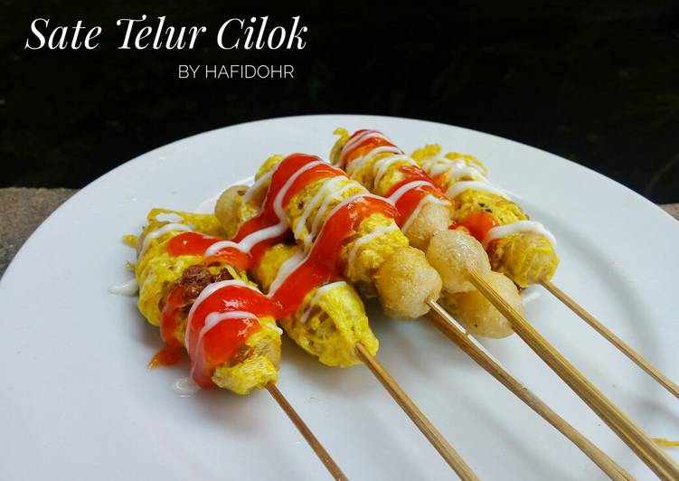 Bahan Sate Telur Cilok (Cilor) | Cara Bikin Sate Telur Cilok (Cilor) Yang Bisa Manjain Lidah