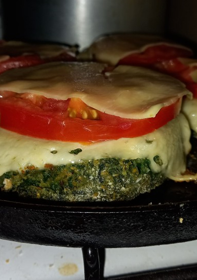 Una foto de Medallón de espinaca súper fácil