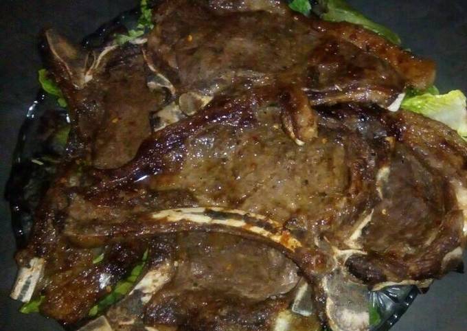 Grilled T bone steak