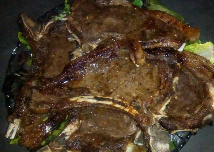 Grilled T bone steak