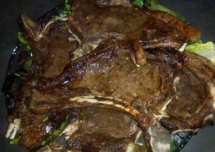 Recipe of Favorite Grilled T bone steak