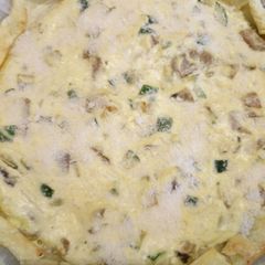 Ricotta, porcini and pecorino pie A picture of Ricotta, porcini and pecorino pie.