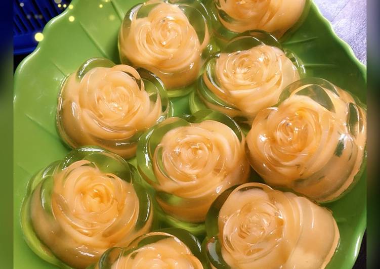 Resep Puding Kaca Mawar Anti Gagal