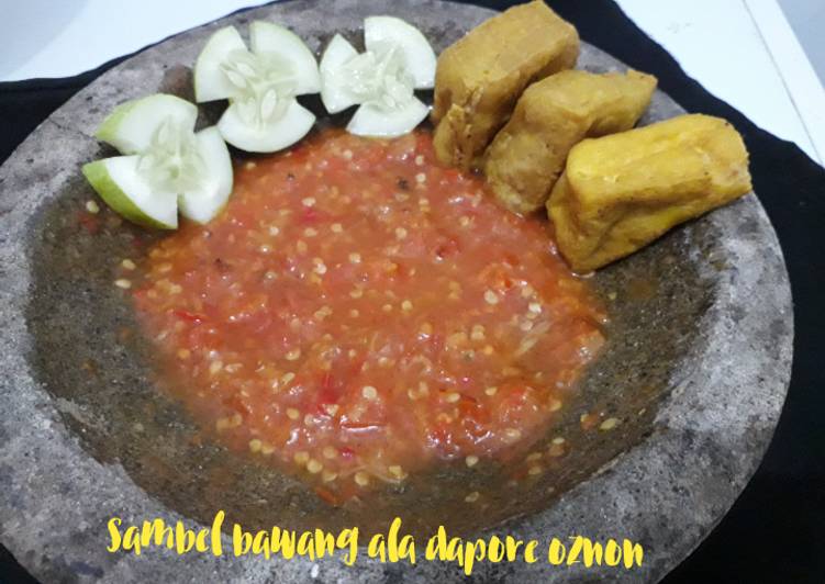 Sambel bawang ala dapore oznon
