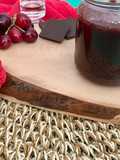 Confettura di ciliegie cioccolato e cannella aromatizzata con grappa #dimmicosacucini