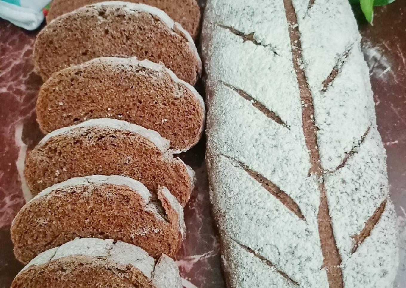 Mirukuhasu Wheat Chocolate Bread (No Mixer)