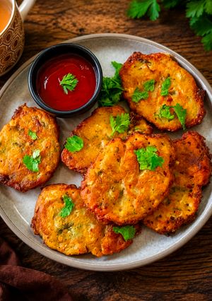 A picture of Crispy Veg Breakfast Tikki - Quick Royal Veg Snacks.