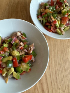 Una foto de Ensalada tipo salpicón a mi manera