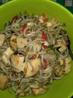 Foto resep Tumis Tauge Tahu Putih Simple