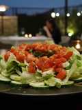 Ensalada de Tomate Rosa de Barbastro con Aliño Asiático