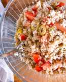 🌱 Salad Couscous Cà Chua & Olive (Vegan)