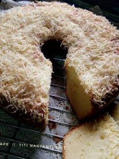 Foto resep Bolu Tape Lembut Topping Keju