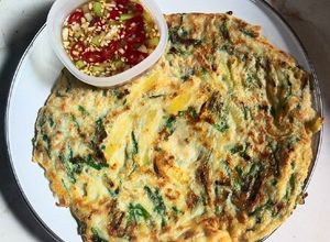 Foto resep Pajeon / pancake korea