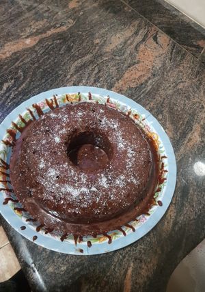 صورة لوصفة كيكة بركان الشوكولاتة الرهيبة 😋