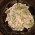 Ensalada de pollo y kiwi