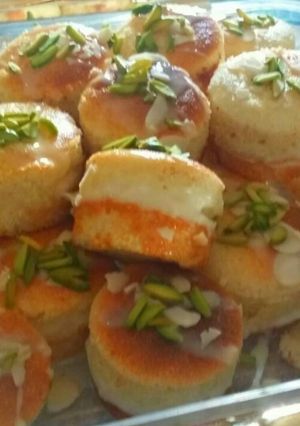 صورة لوصفة بسبوسه محشيه
