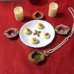 A picture of Milk Powder Peda.