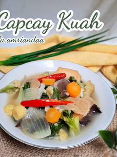 Foto resep Capcay Kuah bumbu simple
