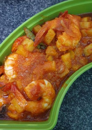 Foto resep Udang Kentang Balado