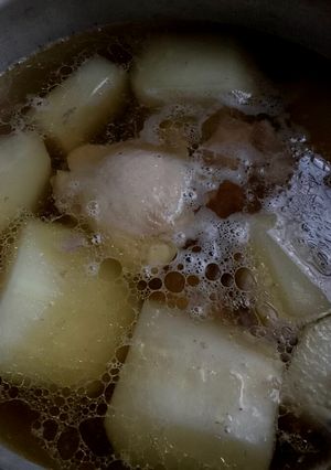 รูปของ ตุ๋นฟักไก่มะนาวดอง