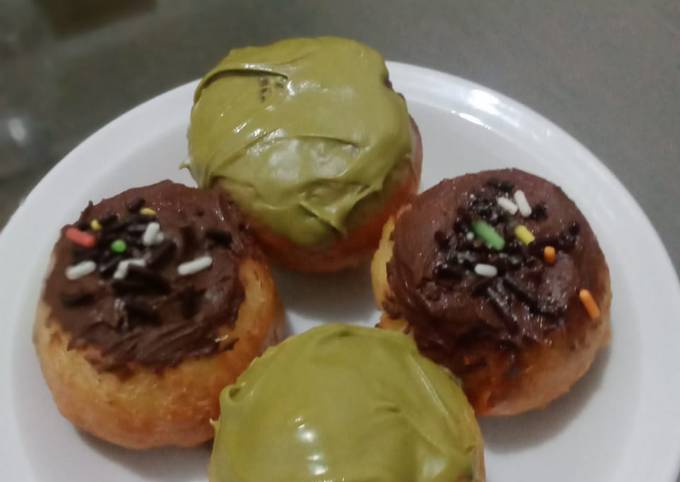 Resep Donat mini lumer yang Enak